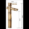 Waschtischarmatur Antik/Gold Industrial Look – Bild 8