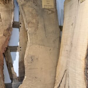 Eichenbohle 245x90-100x5,2cm