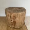 Eiche Beistelltisch Baumstamm – Bild 2