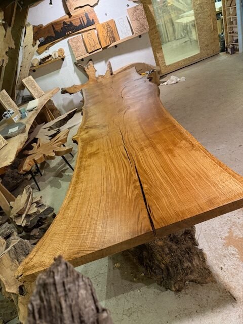 Eiche XXL 400x100-130x7cm – Bild 2